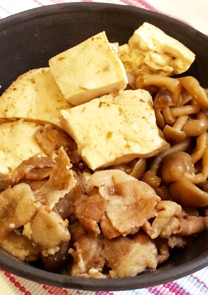 肉豆腐 (木綿豆腐と豚肉)-レシピのメイン写真