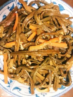 ぜんまいの煮物-レシピのメイン写真