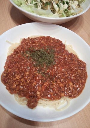 木綿豆腐&きのこ☆ダイエットミートスパ☆-レシピのメイン写真