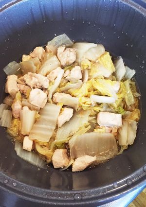 ダイエット♡鶏胸肉と白菜の生姜蒸し♡-レシピのメイン写真
