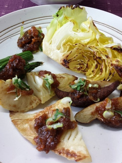 焼き野菜のなんばネギ味噌かけ-レシピのメイン写真