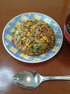 残り物で!カラフル納豆チャーハン☆-レシピのメイン写真