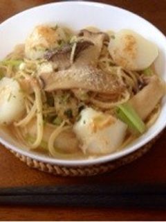 かぶの和風スープパスタ-レシピのメイン写真