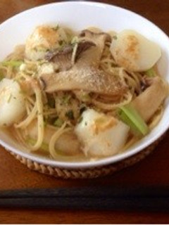 かぶの和風スープパスタ-レシピのメイン写真