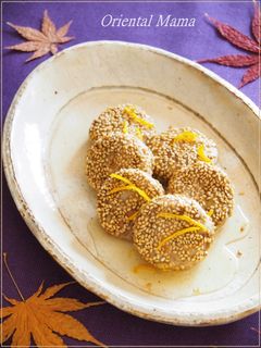 簡単!柚子あんかけの鯖そぼろ里芋饅頭-レシピのメイン写真