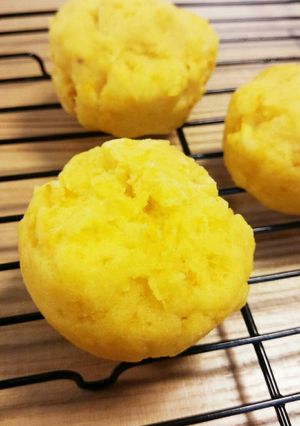 離乳食＊豆腐とカボチャの米粉蒸しパン-レシピのメイン写真
