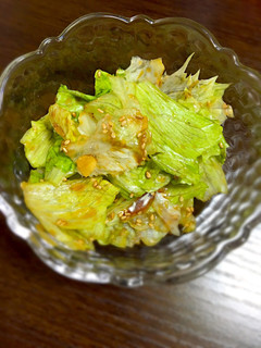レタスだけのサラダ-レシピのメイン写真