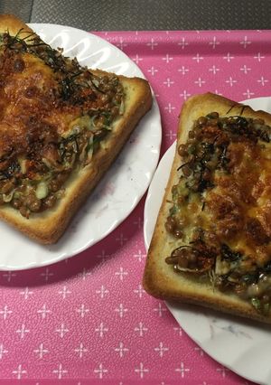 Ｗチーズ納豆スト-レシピのメイン写真