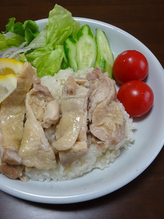 簡単アジアン蒸し鶏飯(カオマンガイ)-レシピのメイン写真