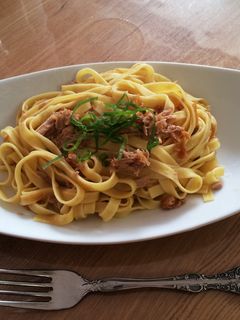 ツナとなめたけの和風パスタ-レシピのメイン写真