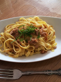 ツナとなめたけの和風パスタ-レシピのメイン写真