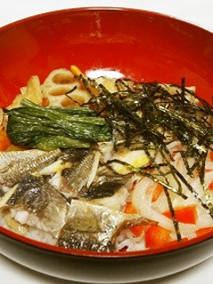 鯵とほうれん草のちらしご飯-レシピのメイン写真