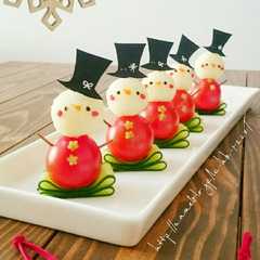 รูปของ ｸﾘｽﾏｽに♡ ✱雪だるまピンチョス✱