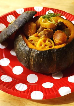 クリーミーかぼちゃのワンポットサラダ-レシピのメイン写真