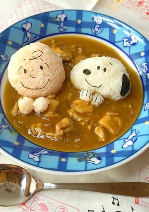 デコカレー★スヌーピー＆チャーリー-レシピのメイン写真