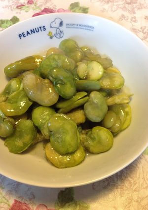 【母レシピ】簡単!茹でそら豆の甘煮♪-レシピのメイン写真