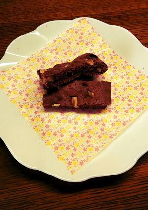 材料少の濃厚くるみのブラウニー-レシピのメイン写真