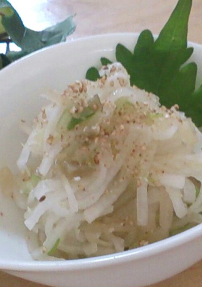 大根の韓国風和え物-レシピのメイン写真