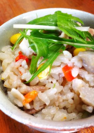 創味シャンタンで里芋洋風ピラフ-レシピのメイン写真