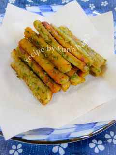 ゴボウの甘酢唐揚げ♪-レシピのメイン写真