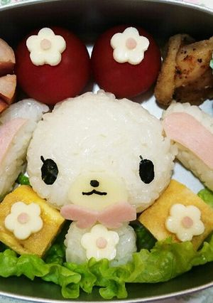 ♪キャラ弁♪シュガーバニーズ♪しろうさ♪-レシピのメイン写真