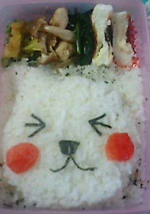 簡単！Ｑｏｏのお弁当★キャラ弁★-レシピのメイン写真