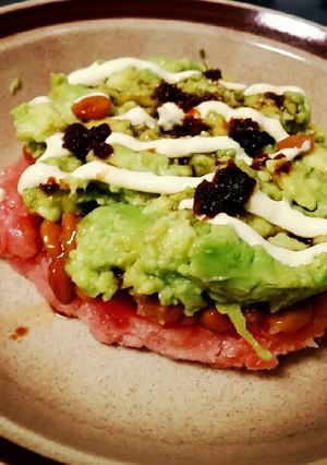 アボカドとマグロたたきの納豆タルタル-レシピのメイン写真