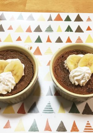 簡単・濃厚！ チョコバナナプリン-レシピのメイン写真