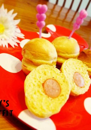 たこ焼き器で☆アメリカンドッグ☆HM-レシピのメイン写真