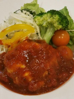 絶品❤トマト煮込みハンバーグ-レシピのメイン写真