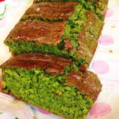 รูปของ HMで☆鮮やかほうれん草のグリーンケーキ