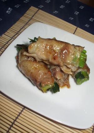 豚バラのねぎ巻き巻き♪柚子こしょうゆ味-レシピのメイン写真