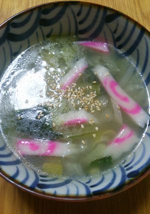 白菜とコーンの中華スープ-レシピのメイン写真