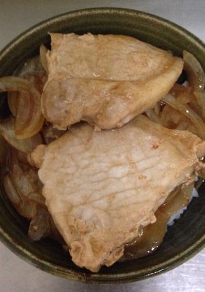 ＊豚ロースで簡単生姜焼き丼＊-レシピのメイン写真
