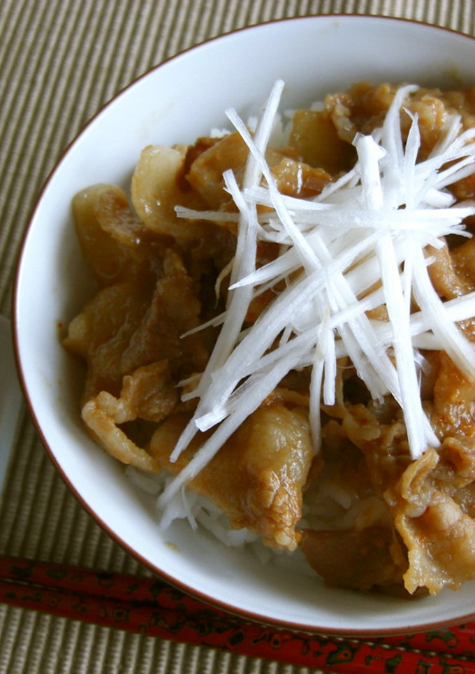 江戸甘味噌で豚丼-レシピのメイン写真