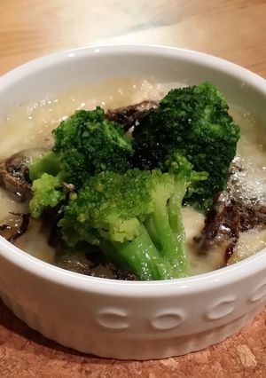 ブロッコリー&塩昆布のココットカマン-レシピのメイン写真