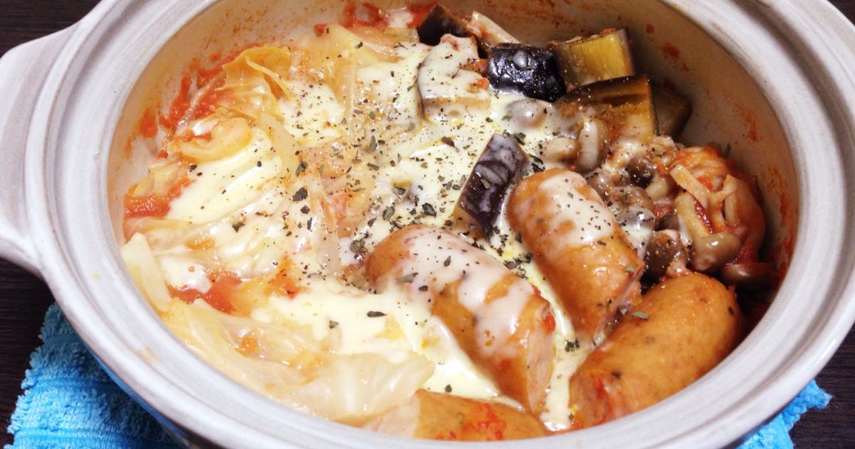 ルクルーゼで☆水無し簡単！ トマト鍋 by yucca** 【クックパッド