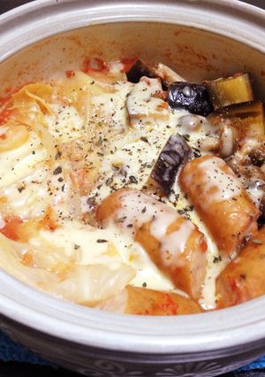 トマト缶なしで一人トマト鍋-レシピのメイン写真