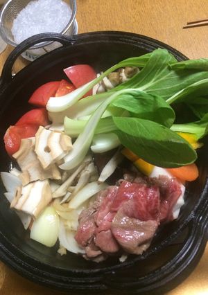 色々野菜のすき焼き-レシピのメイン写真