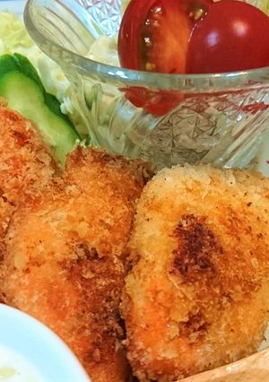 揚げずにジューシー【鮭フライ】(^^♪-レシピのメイン写真