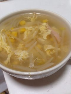 創味シャンタンのモヤシスープ-レシピのメイン写真