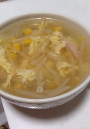創味シャンタンのモヤシスープ-レシピのメイン写真