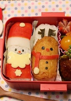 ★クリスマス★スティックおにぎり弁当-レシピのメイン写真