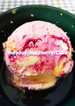再現アイス ホリデーラズベリーケーキ❤-レシピのメイン写真
