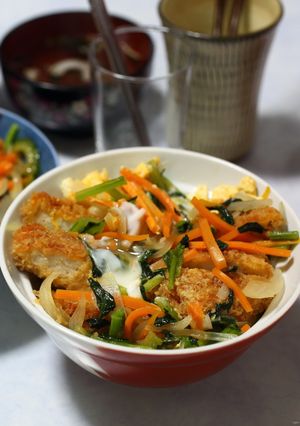 野菜たっぷり沖縄カツ丼-レシピのメイン写真