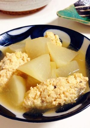タケノコ入り鶏団子&大根スープ！-レシピのメイン写真