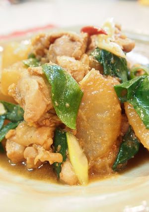 鶏肉と大根の甘味噌煮-レシピのメイン写真