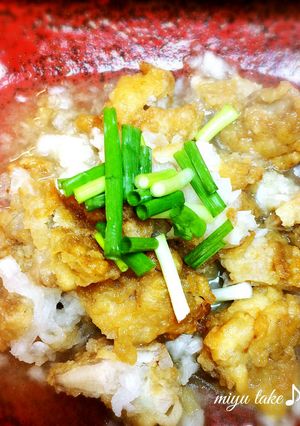 鳥唐揚げのみぞれ煮♪-レシピのメイン写真