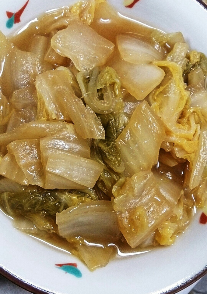 白菜の漬物を煮ただけ『にたくもじ』-レシピのメイン写真