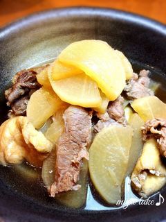大根とすじ肉の煮物♪-レシピのメイン写真